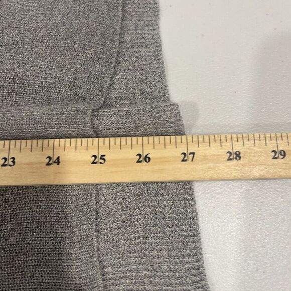 Massimo Dutti Women Cardigan Open Front Slinky Neutral Sz XS EItaly Grey Brown - Picture 12 of 12